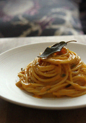 Pumpkin Sage Pasta