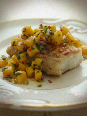 Fried Cod with Mango Salsa 1
