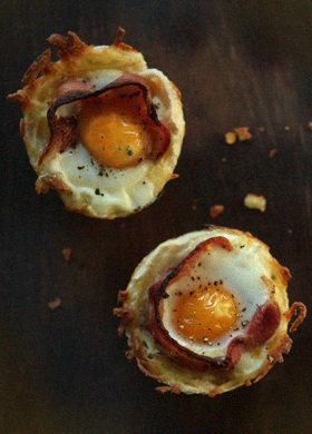 Bacon & Egg Toast Cups 1