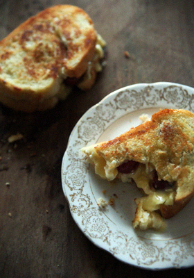 Toasted Camembert & Grape Sandwich 1