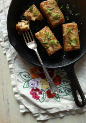 Tofu Steak with Teriyaki Sauce 1