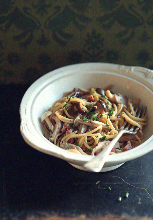 Spaghetti with Mushrooms and Soy Sauce_1