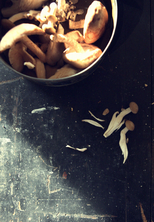 Spaghetti with Mushrooms and Soy Sauce_2